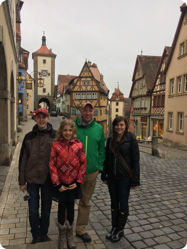 Me and my Cousins in Rothenburg